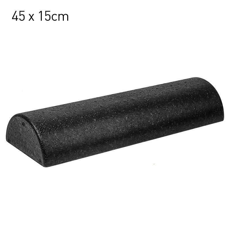 High Density EPP Yoga Column Roller For Balance Training Half Round Foam Roller Exercise Gym Equipment 45x15cm