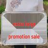 Thickened Large Square Aluminum Foil Food Containers with Lids