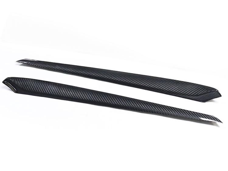 Tesla Model Y Dry Carbon Interior Door Trim Sticker Set