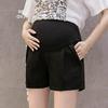 2023 Summer Maternity Cotton & Linen Belly Support Shorts - Casual, Trendy, Loose Fit for Pregnant Women