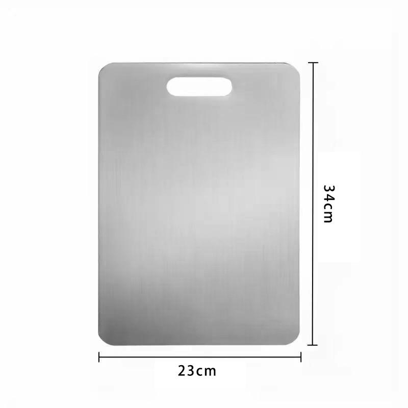 Stainless Steel Non-slip Thick Cutting Board - Large, Anti-mold, Needle Design for Household Use