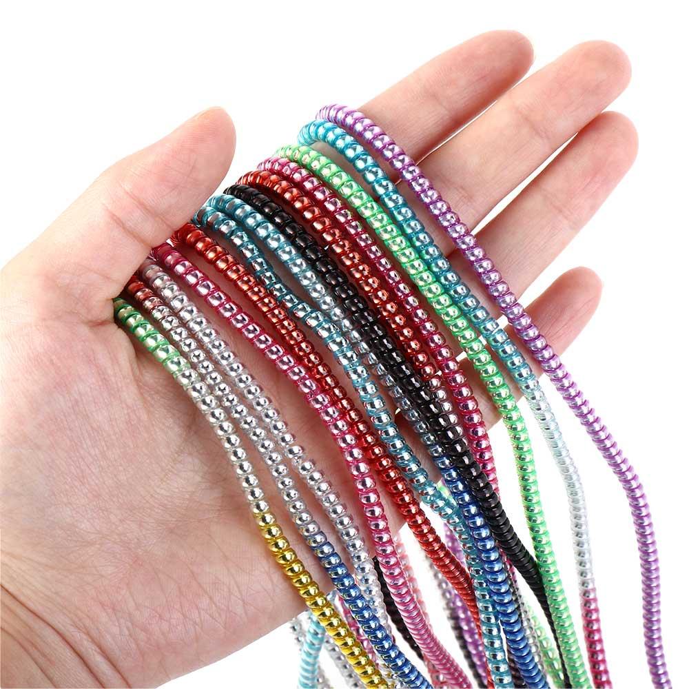 Gradient Color Cable Protection Wrap USB Cable Protector Charging Data Line Cable Winder Organizer