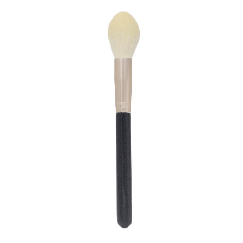 Large Flat & Angled Powder Brush with Soft Bristles for Foundation, Contour, and Blush