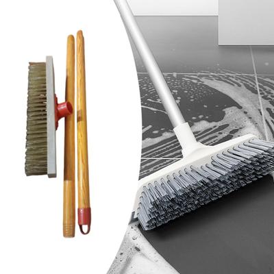 Floor Scrub Brush Remover Outdoor Broom Metal Scrubber for Garage Rough Surface Garden