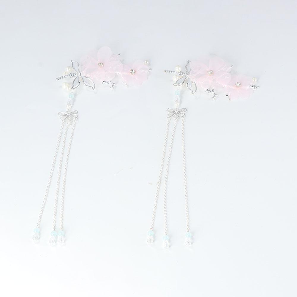 Classical Style Elegant Butterfly Chinese Dragonfly HANFU Hairpin Headwear Hair Clips Tassel
