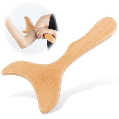 Wood Body Sculpting Tools One-handed Lymphatic Drainage Massager  Muscle Release