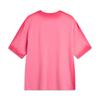 Li Ning BADFIVE T Shirts Men's Blossom Dan Pink Crew Neck Moderate Straight Fit AKSV373-3