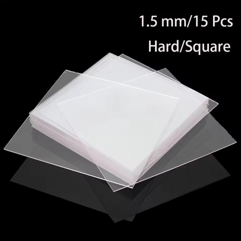 

10/15/20 шт. Матеріал для термовакуумного формування в стоматологічній лабораторії, тверді листи для вакуумного формування, пластини для шин, ретейнерів 1,0/1,5/2,0 мм, стоматологічний матеріал 15MM