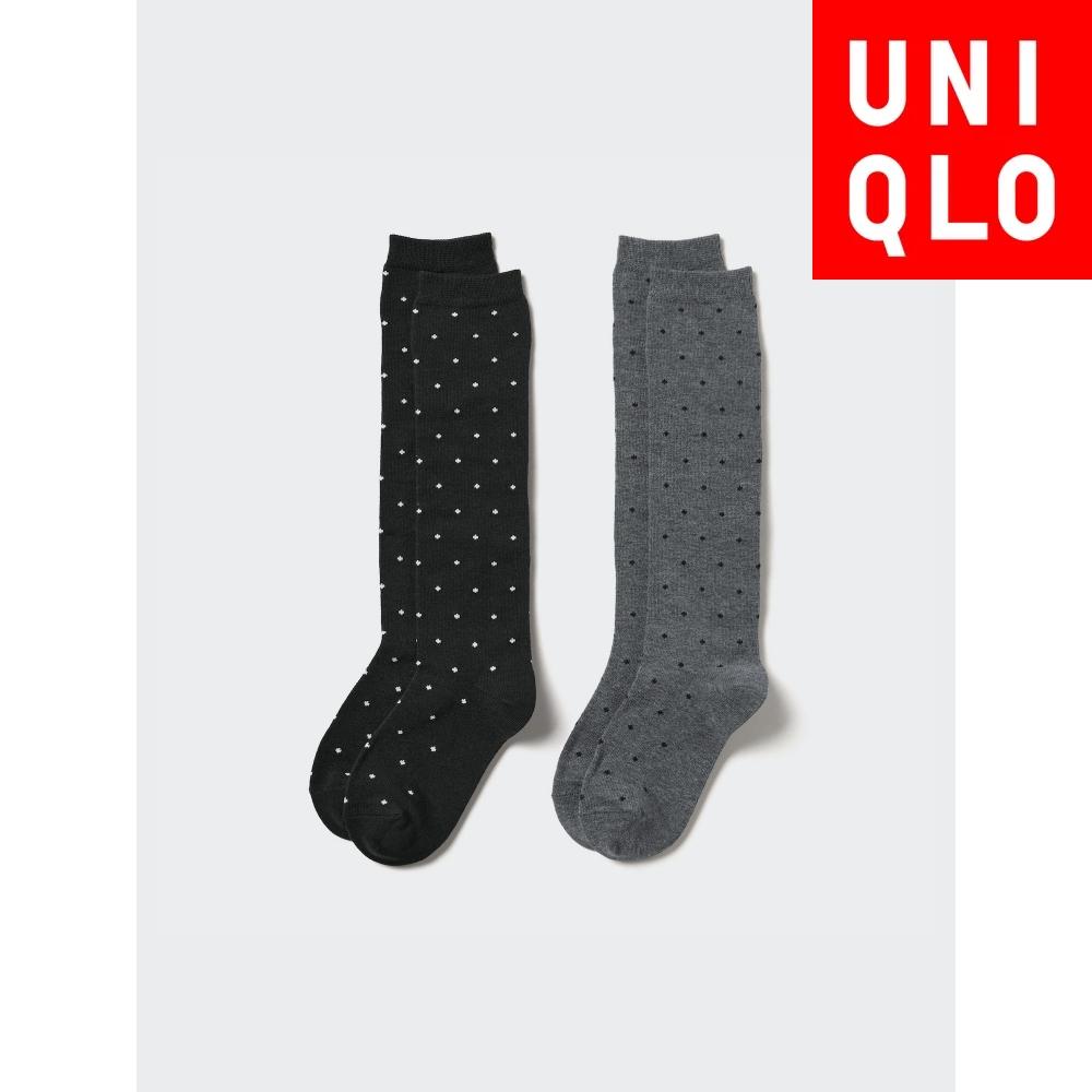 

Высокие носки UNIQLO JAPAN GIRLS HEATTECH 2 ПАРЫ 09 BLACK/1620
