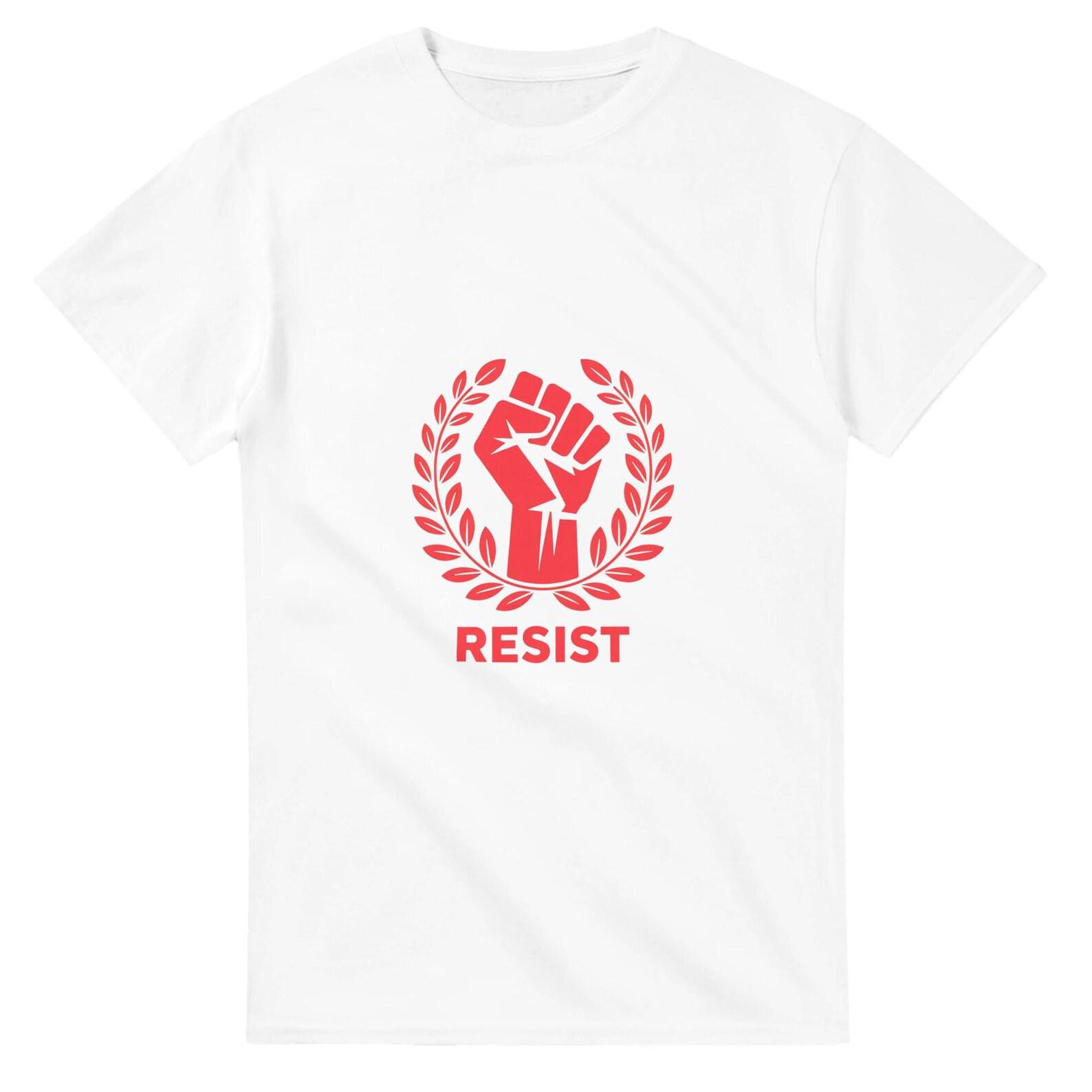 Resist Heavyweight Unisex Crewneck T shirt | Gildan® 5000 S