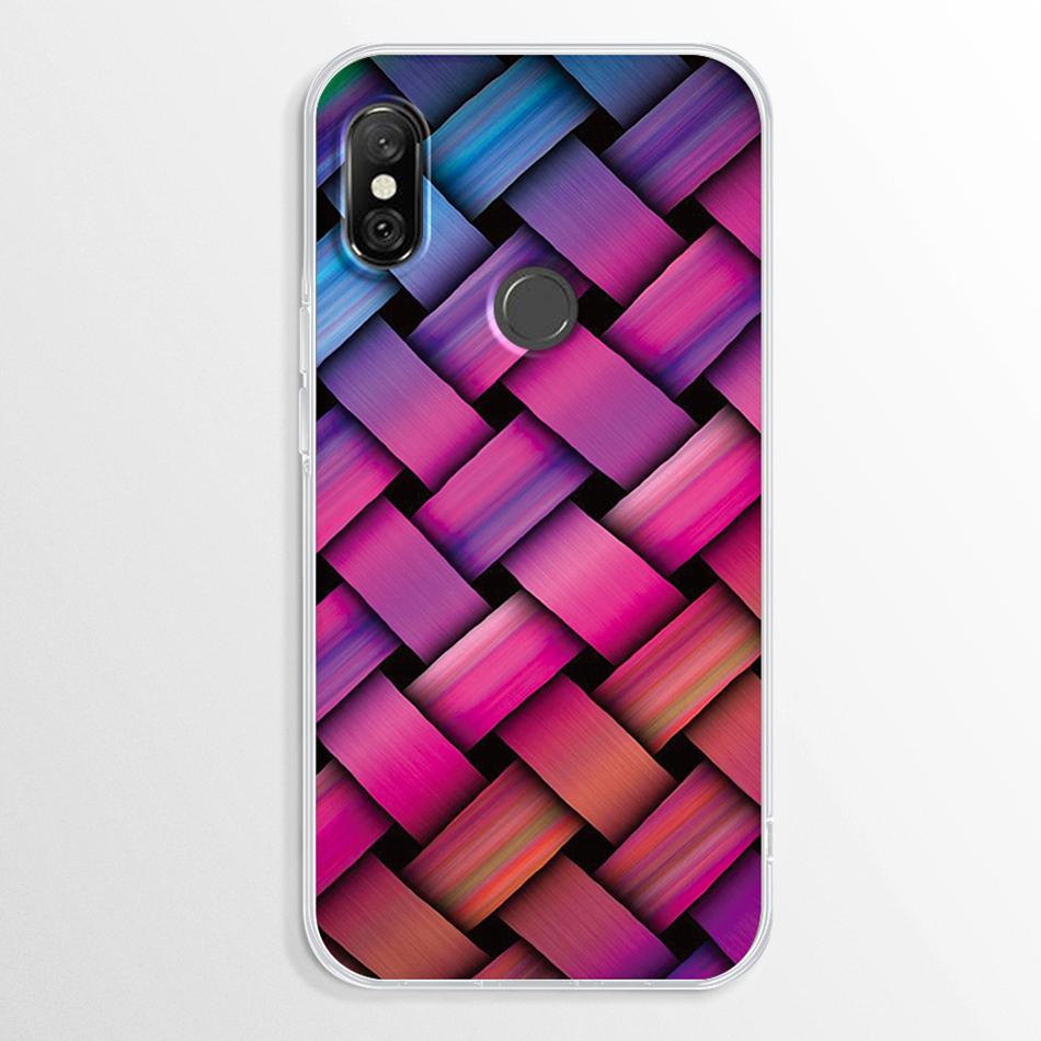 Funda para Xiaomi Redmi Note 6 Pro Mármol Transparente Suave TPU Cubierta Trasera Para Xiaomi Redmi Note 6 Note6 Pro Funda de Silicona Parachoques Fundas