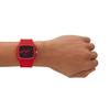 Diesel Cliffhanger Quartz Stainless Steel and Silicone One Cliffhanger Silicone Watch DZ2165 Men's 2.0 Three-Hand Watch, Red, Size, 2.0 Three-Hand -