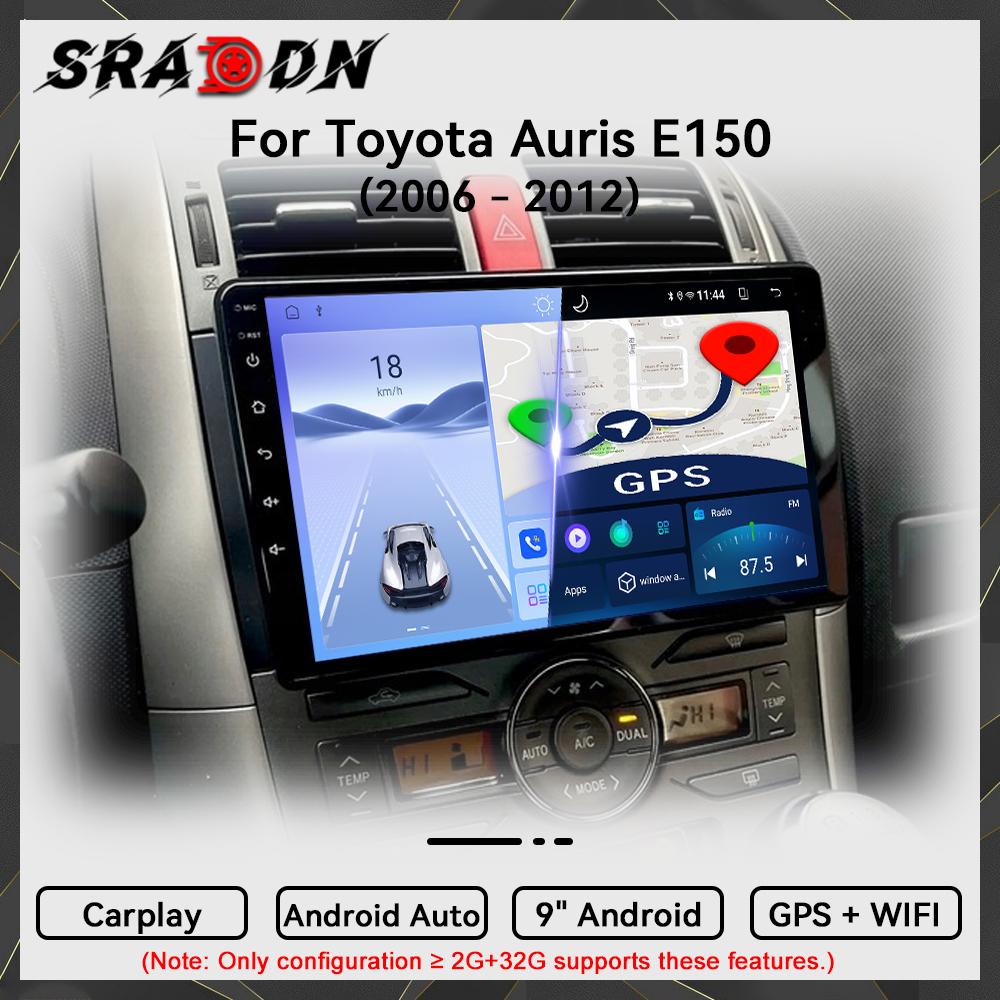 For Toyota Auris E150 2006 - 2012 Android Car Radio Multimedia Video Player Navigation GPS Carplay Touch Screen Auto Stereo Intelligent Systems