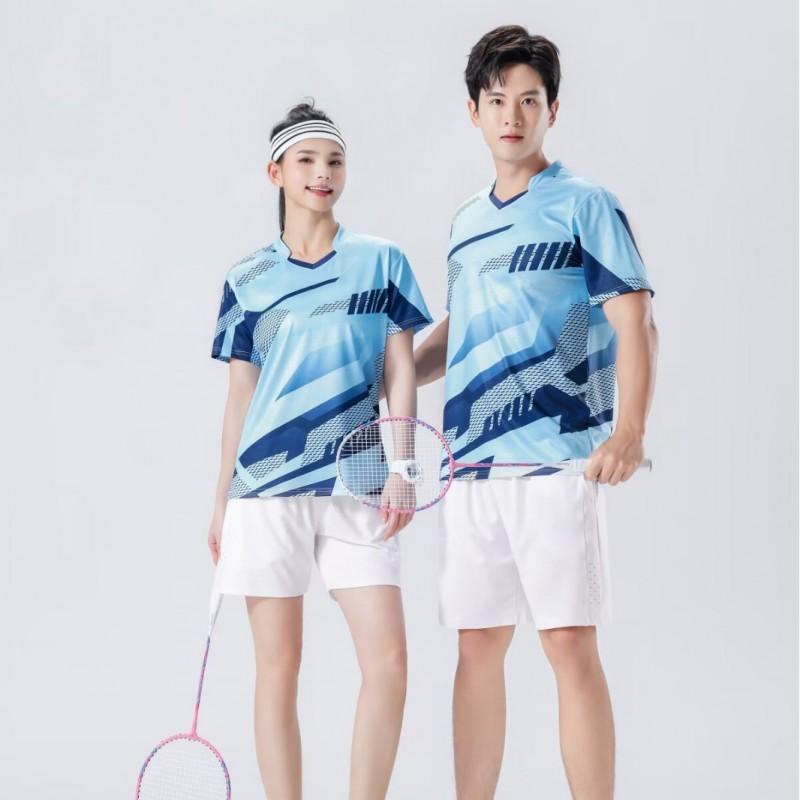 Breathable Ice Silk Sport Training Set Kids Adults Table Tennis Badminton Volleyball Court Wear With Custom
