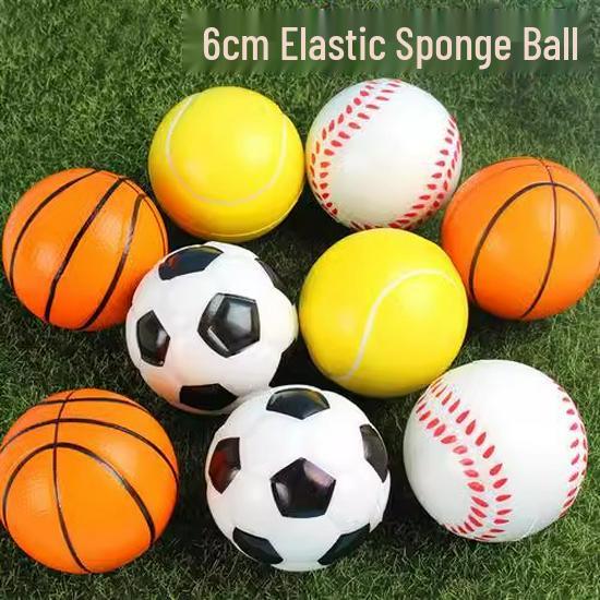 High Elastic PU Bouncy Foam Ball: Children's Stress Relief Toy