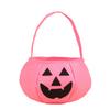 Halloween Pumpkin Candy Bag for Kids Reusable Non-Woven Trick or Treat Bucket Pumpkin