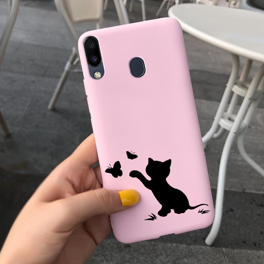 Cute Cartoon Cover For Samsung Galaxy M20 Phone Case For Samsung M20 2019 Soft Cover for Samsung Galaxy M20 M 20 SM-M205F Bumper