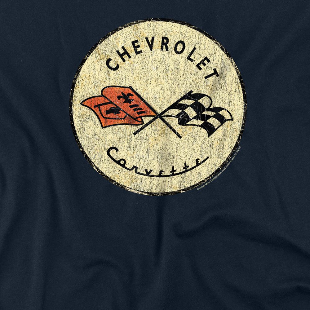 Chevrolet Unisex Adult Old Vette Long-Sleeved T-Shirt