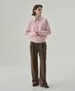 Deuloupisumeon Hairy Wool V-Neck Pullover Knit [M.Pink]