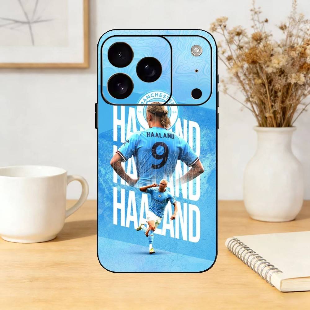 The Norwegian Hammer Erling Haaland Phone Case Silicone Black Soft For IPhone 17,16,15,14,13,12,11,SE,Plus Pro Max