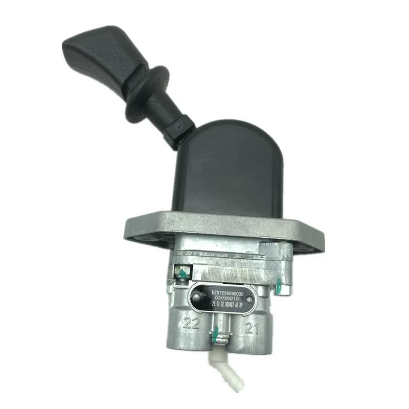 

DZ97259090030 Клапан ручного тормоза для SHACMAN Shaanxi New M3000 X3000 Строительный трактор Ручка стояночного тормоза Оригинальные аксессуары DZ97259090030