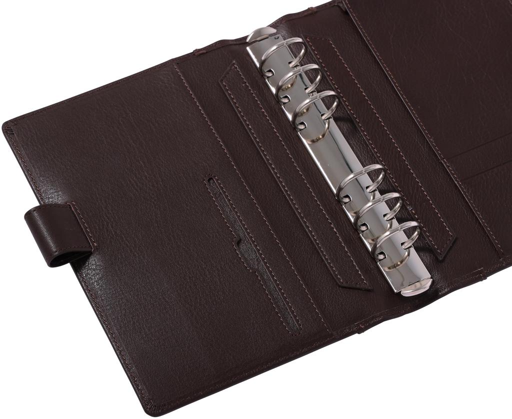 Franklin Planner Albano 2 Compact 86498 Binder, 25mm, Brown,