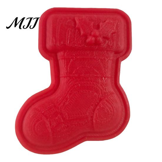 Festive Pattern Embosser Christmas Mini Pie Mold, Plastic Hand Press Kitchen Gadget for Cookies Durable Decorative Bakeware Pastries And Fondant Tool