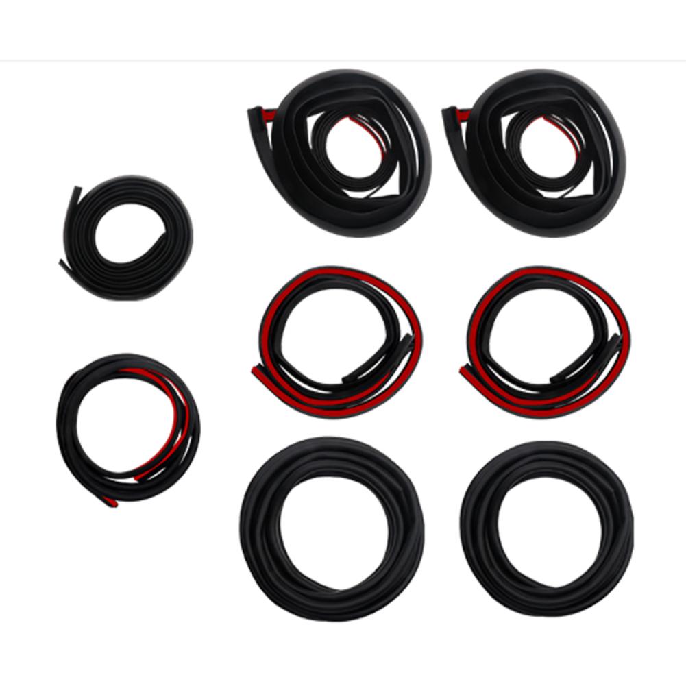 Car Noise Reduction Noise Strip Soundproof Waterproof Weatherstrip Edge Sealing Shockproof Auto Door Sealant for Tesla Model 3 Y