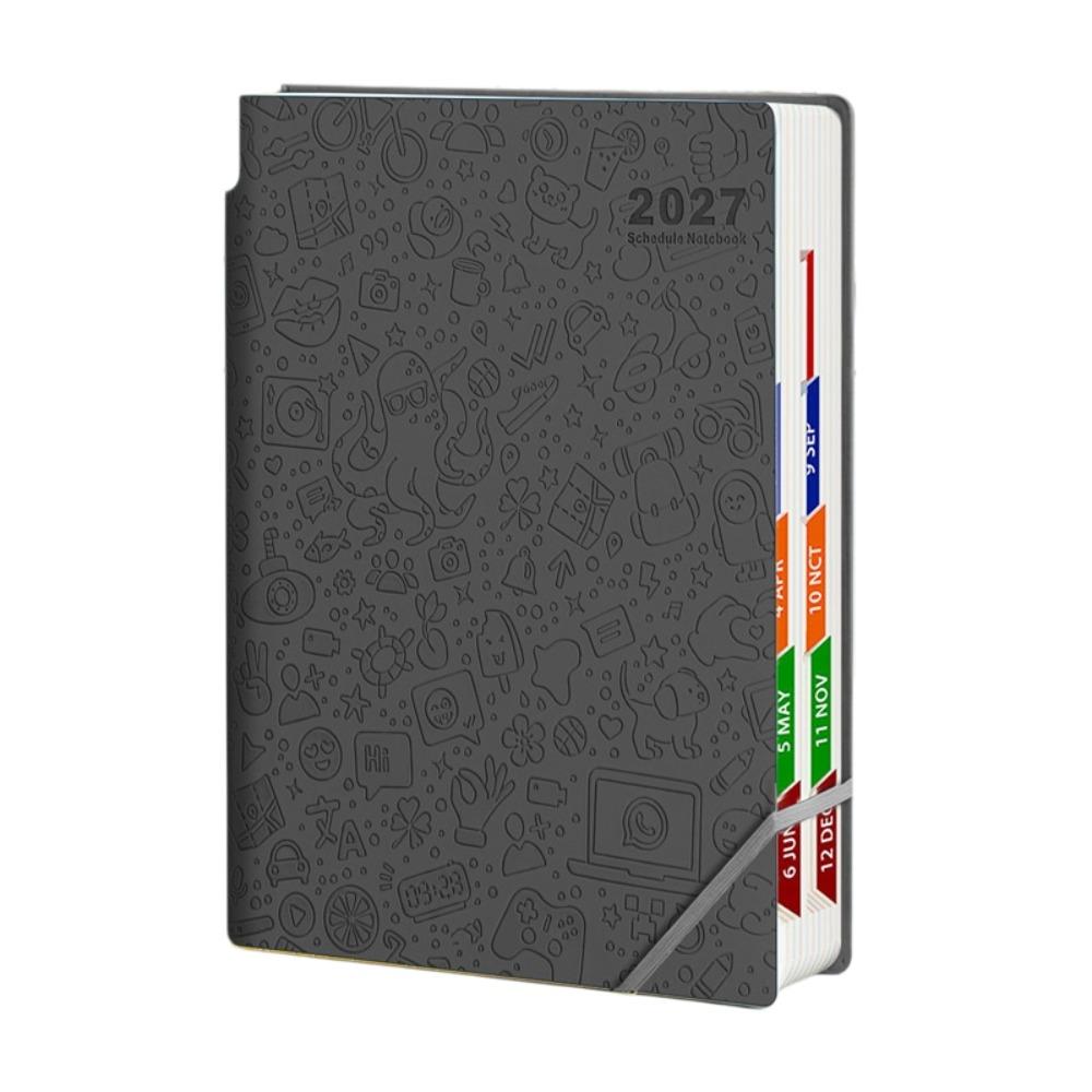 A5 2027 Schedule Book Funny Cartoon Time Management Planner Agenda Planner Notebook  School
