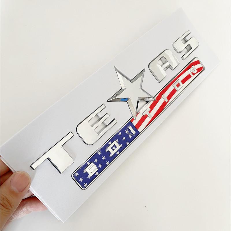 

Black Chromed Car Letters ABS 3D for Jeep Renegade Wrangler Patriot Texas Edition Logo Badge Sticker Suitcase Accessories A