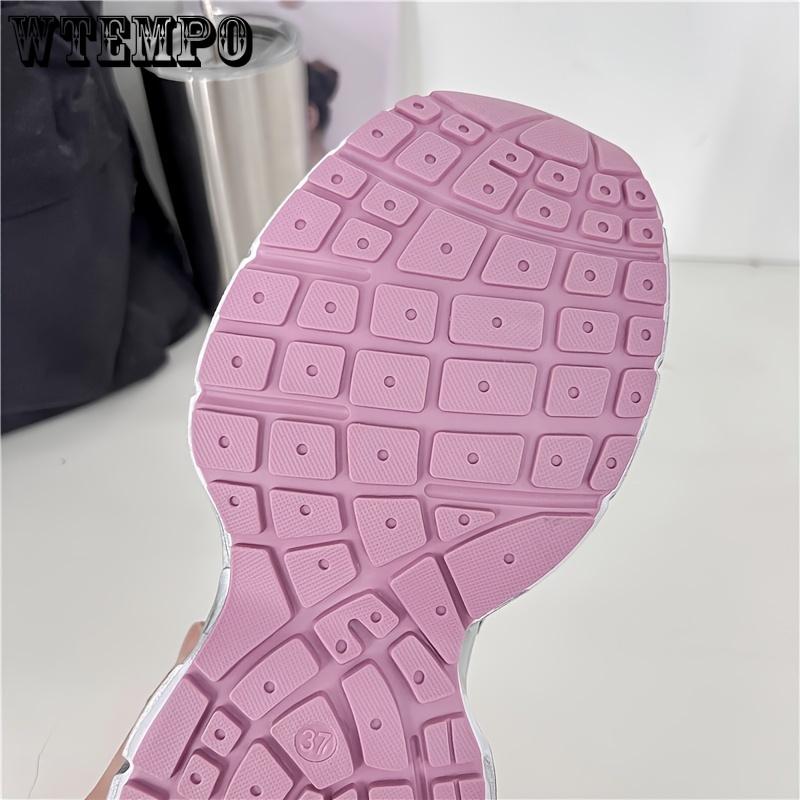 Sophia's Style Chunky Sneakers For Women With Thick Soles And Increased Height, Suitable For Spring And Autumn