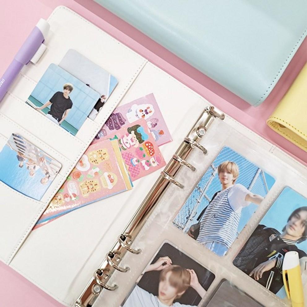 [Board M] Pastel Macaron A5 6-Round Photocard Binder (Includes 30 Sheets)