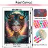 5D Deer Elf Girl Fairy Dust Diamond Painting Kit Full quare Diamond Embroidery Cross Stitch Diamond Art Crystal Home Decoration