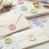 Wax Seal Kit Kit, with Sealing Beads Spoon And Candles, Stationery Decoration DIY Stamp for Wedding Invitations Envelopes Crafting Accessories