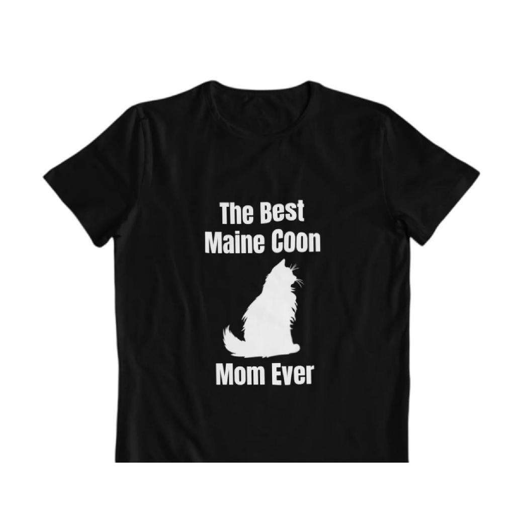Maine coon mom shirt, cat gift shirt, cat owner gift, cat lover tshirt, printed shirt, cat t shirt, cat quote, best maine coon parent
