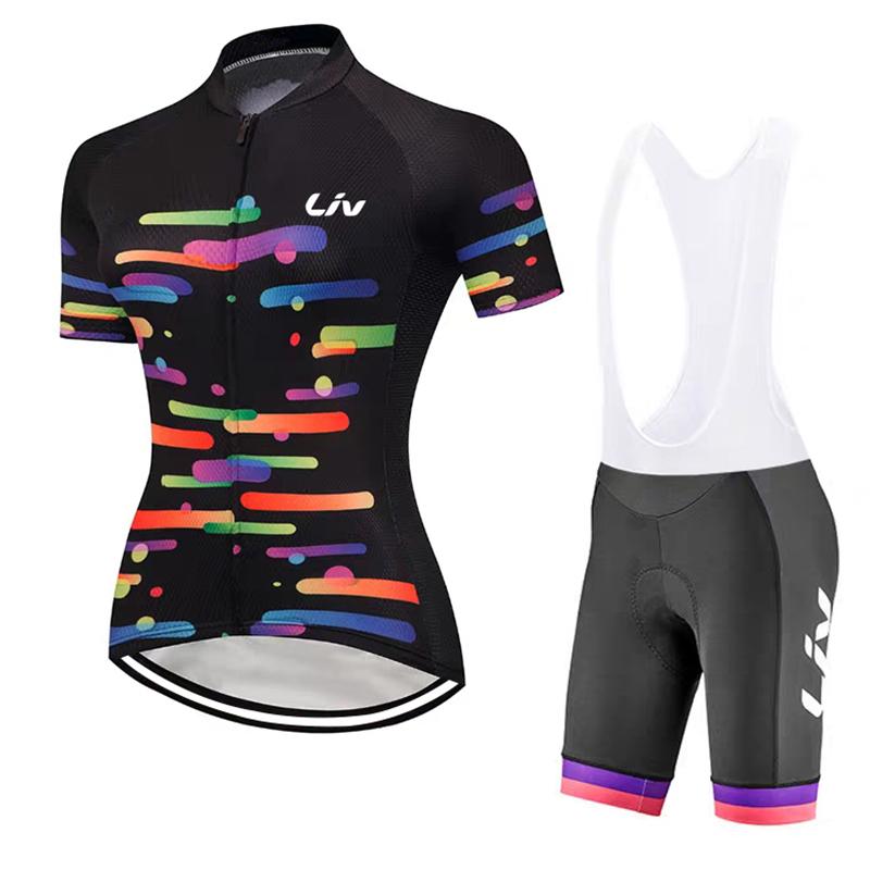 2026 Summer Cycling Suit Set Women's Road Cycling Sports Shirt Moisture Absorbing Cycling Jersey Cycling Bib Cycling Pants