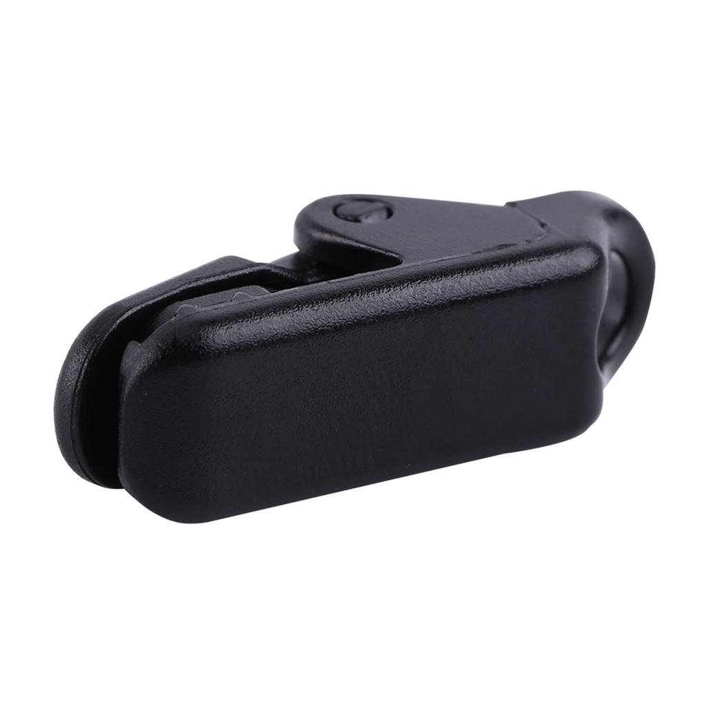 20pcs Bag Black Trap Clips Jaw Tent Snaps Camping Clamp Clips Tent Tighten For Outdoors