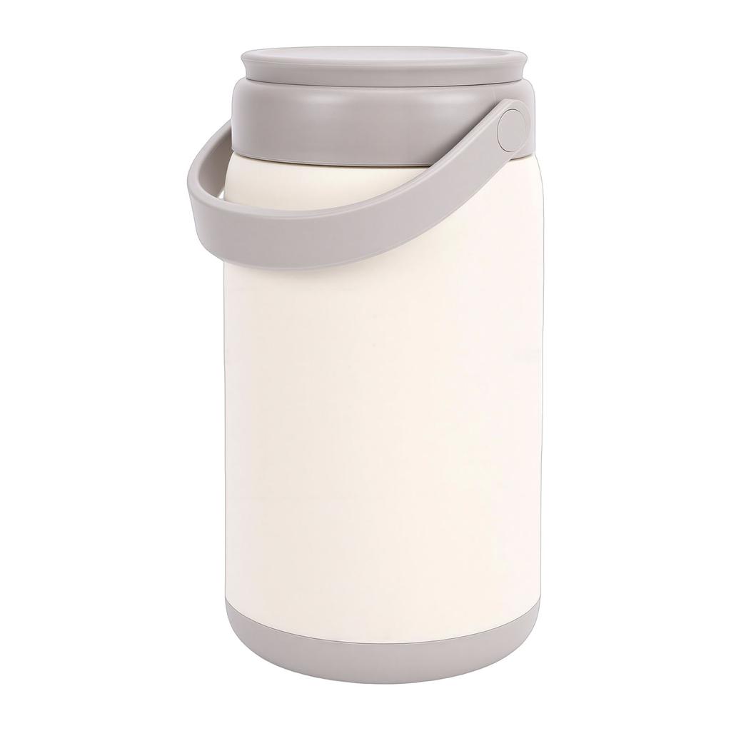 Insulated Food Container 304 Stainless Steel Portable Vacuum Insulated Lunch Box Hot Food Jar for Adults Students Grey