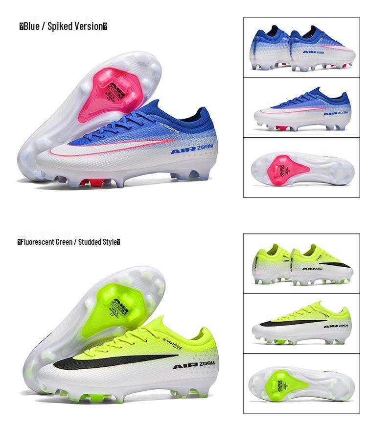 Xinpu Tian Unisex Low-top AG Turf Football Shoes for Students and Adults