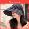 Foldable Wide Brim Sun Hat For Women With Uv Protection And Elegant Casual Look