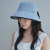 Allincomplete Wide Bucket Hat Ribbon Paper  3 Colors 