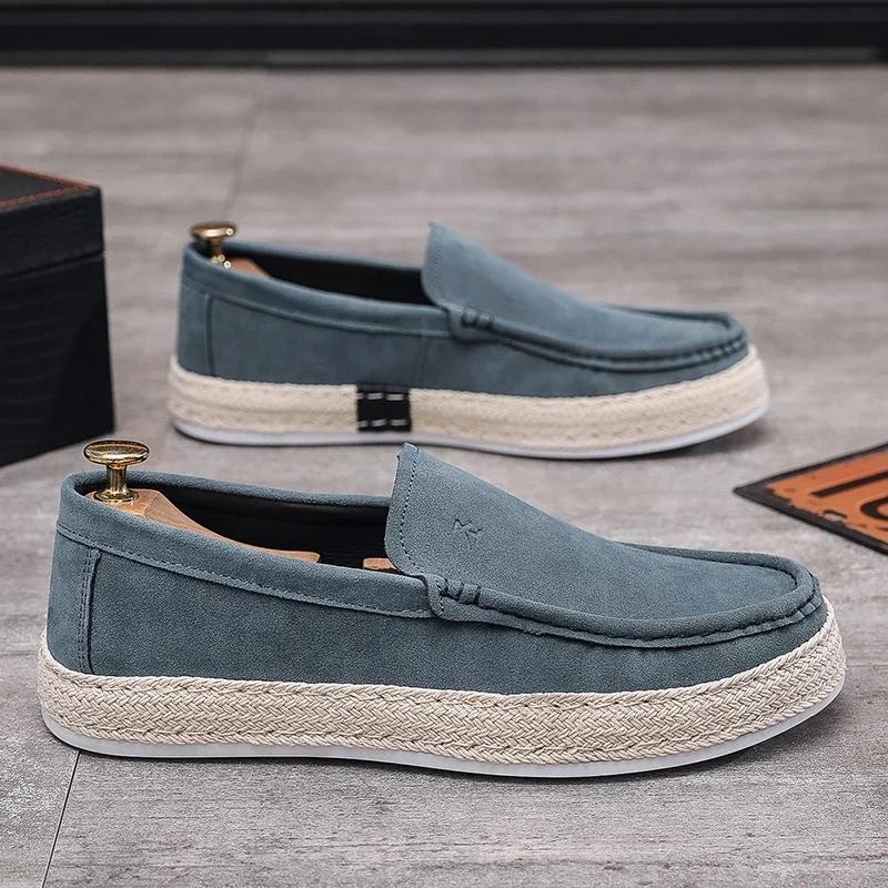 Men's Wear-resistant and Anti-slip Casual Flat Heel Low-top Round-toe Soft High-quality Comfortable Walking Shoes Sneakers Men