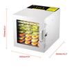 220V 600W 8 Trays Beef Jerky Making Tools Drying Machine Fruit Dryer Dehydrator for Fruit Meat Food Home Appliances