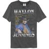 Waylon Jennings Outlaw Τραγουδιστής Κάπνιζε Πούρο Ξεθωριασμένα Τούβλα Ανδρικό T-shirt