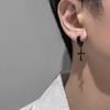 Stainless Steel Women Elegant Non-Piercing Earring Cross Clip Earring Men Ear Cuff Fashion Jewelry