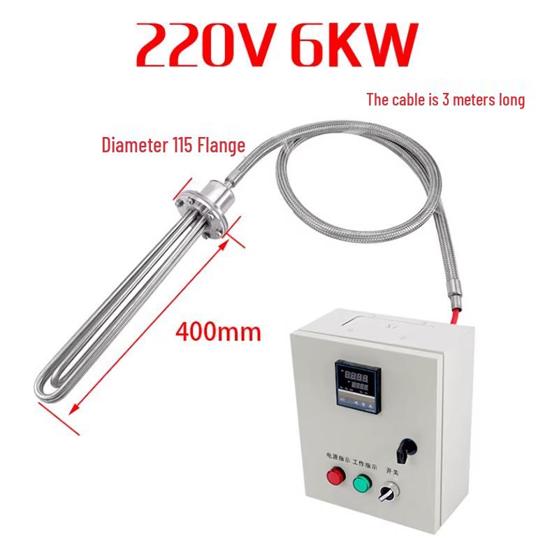 Industrial Submersible Electric Heater Rod with Temperature Control