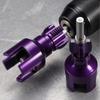 Double Function Spell Shank Pipe Threader For Half & 3/4 Inch Pipes Internal External Threading Tool With Leak Prevention Design