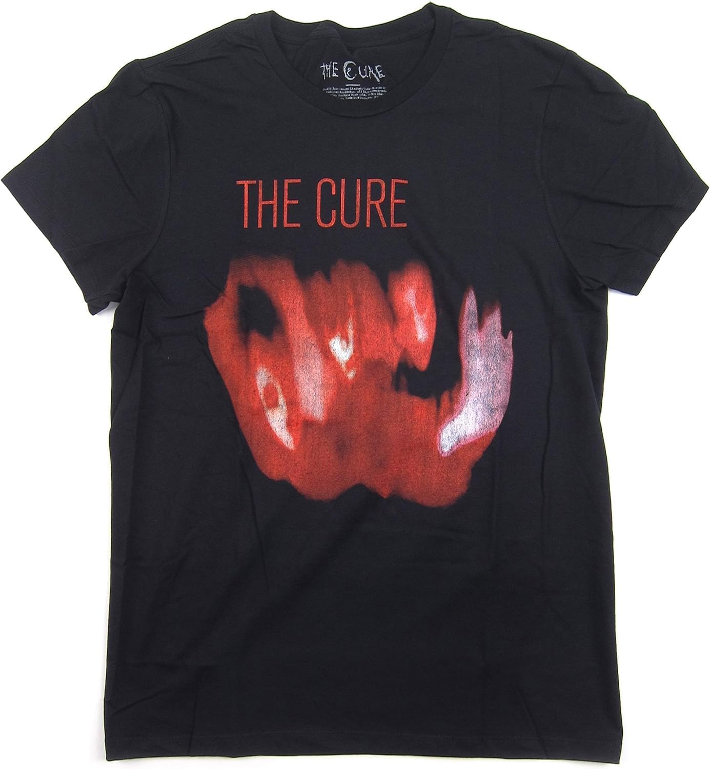 Bravado The Cure Men s Pornography T-Shirt Black Unisex T-Shirt XXXL