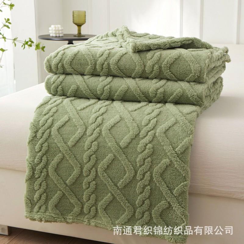 Single-layer Fleece Blanket Coral All-season Home Office Air Conditioner Pet Gift Small