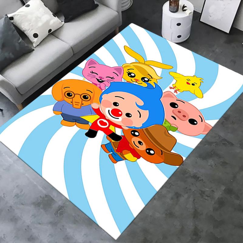 1pc Plim Plim Office Carpet Soft Polyester Non slip Machine Washable Indoor Carpet Living Room Bedro